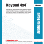 Keypad 4x4 User Manual