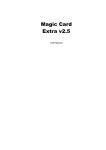 Magic Card Extra v2.5 USer Manual