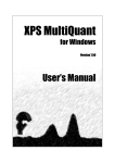 XPS MultiQuant User's Manual