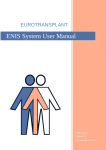 ENIS System User Manual title]