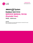 System Outdoor Unit SERVICE MANUAL R410A
