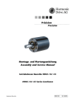 Montage- und Wartungsanleitung Assembly and Service Manual