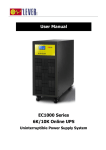 EC1000 Series 6K/10K Online UPS User Manual