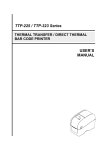 USER'S MANUAL TTP-225 / TTP-323 Series