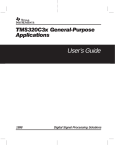 TMS320C3x GENERAL-PURPOSE APPLICATIONS USER'S GUIDE