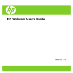 HP Webcam User's Guide - Hewlett