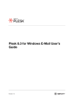 Plesk 8.3 for Windows E-Mail User's Guide (revision 1.0)