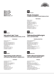 Gebrauchsanleitungen Operating Instructions Mode d