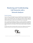 Monitoring and Troubleshooting VoIP Networks With a