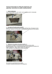 Technical Information for filling the dispensers and operating