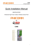 Quick Installation Manual