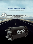 DC4000 – Installation Manual HHO Plus, Alternative - Smart