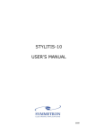 Stylitis-10_B User Manual