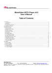 BlazeVideo HDTV Player v6.0 User's Manual Table of Contents