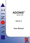 ADONIS® 3.81 - User manual