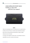 gsm/gprs/gps portable vehicle tracer gps104