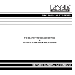 PRC 2000-2M SYSTEMS SERVICE MANUAL ADDENDUM