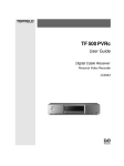 User guide for TF500PVRc