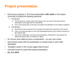 Project presentation