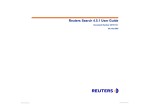 Reuters Search 4.5.1 User Guide (Doc. No. 4510114.1)