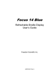Focus 40 Blue User's Guide