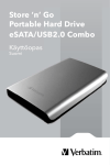 2_5 eSATA USB Evolution User Guide - FINNISH.indd