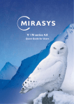 Mirasys V/N series 4.8 Quick User's Guide