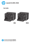 HP LaserJet Pro M201, M201 User Guide