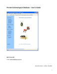 Finnish Entomological Database