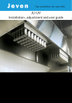 JLI-UV Installation-, adjustment and user guide