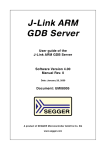 J-Link GDB Server User Guide