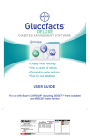 Glucofacts Deluxe User Guide