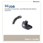 SG20B Cordless Scanner + Bluetooth Base Station User's Guide