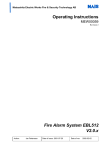 Operating Instructions Fire Alarm System EBL512