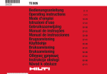 Bedienungsanleitung Operating instructions Mode d