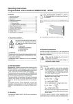 Operating Instructions Programmable multidtransducer SINEAX M