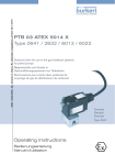 Operating Instructions PTB 03 ATEX 5014 X Type 0641 / 2832