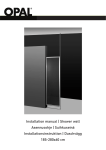 Installation manual | Shower wall Asennusohje