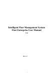 Intelligent Fleet Management System Fleet Enterprise User Manual