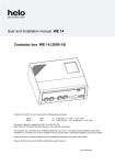 Contactor box WE 14 (2005-14) User and installation manual WE 14