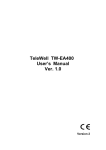 TeleWell TW-EA400 User's Manual Ver. 1.0