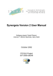 Synergeia Version 2 User Manual