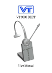 VT 9000 DECT User Manual