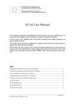 ECAS User Manual