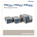 PM23c, PM43, and PM43 Mid-Range Printer User Manual