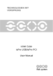 isNet Cube isPro USB/isPro PCI User Manual