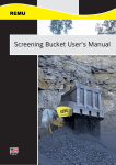 Screening Bucket User's Manual