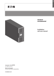 9PX6KSP 9PXEBM240SP Installation and user manual