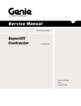 Parts Manual Service Manual