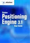 Ekahau Positioning Engine User Guide